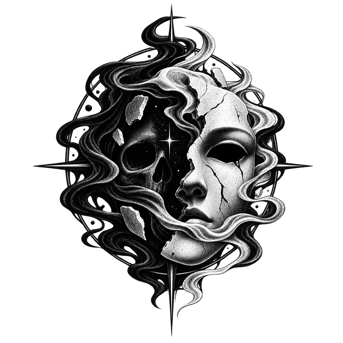 Dos Caras - diseño