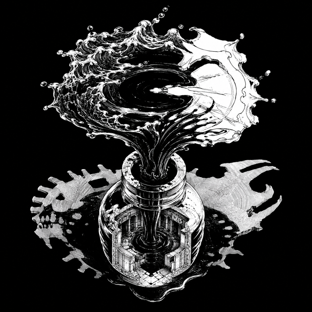 El Vórtice de Tinta - diseño