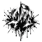 Ciudad Manchada - Camiseta - diseño