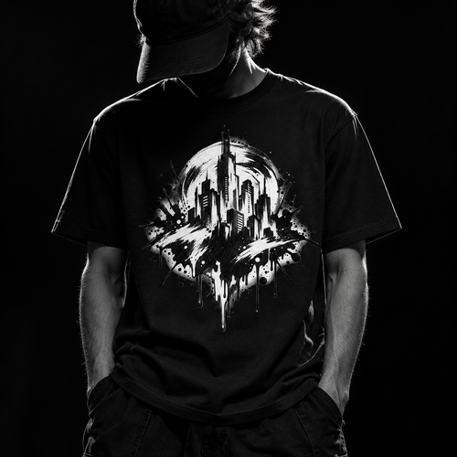 Ciudad Manchada - Camiseta - escaparate